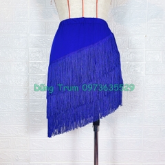 Chân Váy Khiêu Vũ Cao Cấp Tua Rua 3 Tầng Chéo Nhảy Latin Cực Đẹp