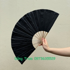 Quạt múa một màu nan tre cơ bản