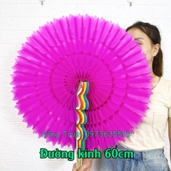 Quạt múa đổi màu gồm 5 màu đầy đủ kích thước biểu diễn sự kiện khai trương đại hội