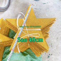 Đạo cụ Sao vàng biểu diễn chất liệu gỗ phủ kim tuyến vàng siêu đẹp