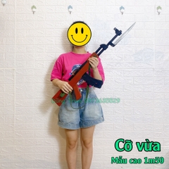 Đạo cụ súng biểu diễn chất liệu gỗ siêu đẹp