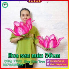 Hoa sen múa kích thước 50cm chất liệu bền đẹp
