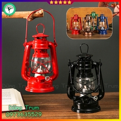 Đèn bão, đèn dầu thắp sáng biểu diễn trang trí quán siêu đẹp