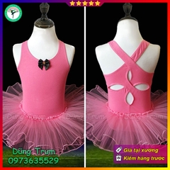 Váy múa bale cho bé chất Cotton co giãn 4 chiều thấm hút mồ hôi tốt M4258