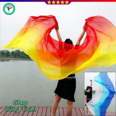 Dải lụa múa biểu diễn, đạo cụ múa dải lụa mềm mại