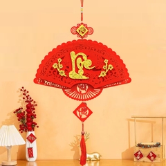 [Tặng Móc Treo] Dải chữ đỏ Tết Phúc Lộc Thọ treo trang trí Tết decor siêu đẹp 2024