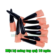 Bộ móng tay quỷ hóa trang Halloween ma quỷ (10 ngón)
