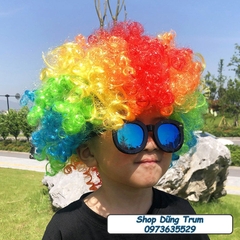 Tóc giả hóa trang đủ màu hài hước hóa trang chú hề