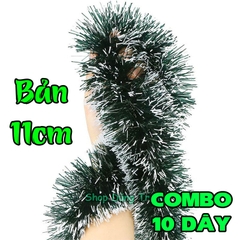 COMBO 10 Dây Chồn Tuyết dài 2m đầy đủ kích thước rộng 7cm, 9cm, 11cm