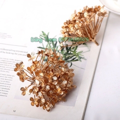 Hoa cẩm tú cầu vàng trang trí cắm hóa handmade phụ kiện hoa trang trí