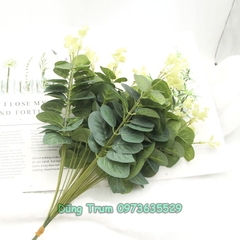 Cành lá đơn trang trí nội thất, lá bạch đàn trang trí văn phòng decor sự kiện