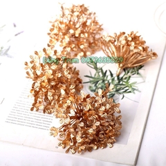 Hoa cẩm tú cầu vàng trang trí cắm hóa handmade phụ kiện hoa trang trí