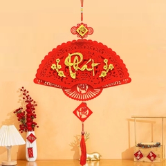 [Tặng Móc Treo] Dải chữ đỏ Tết Phúc Lộc Thọ treo trang trí Tết decor siêu đẹp 2024