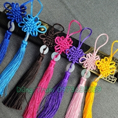 Dây Tua Rua Gắn Đá Trang Trí Cổ Trang Dài 23cm