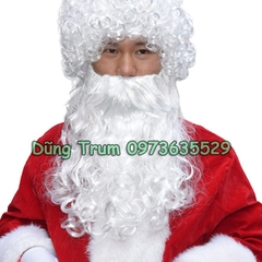 Bộ râu trắng Ông già Noel, râu giả hóa trang cổ trang siêu đẹp