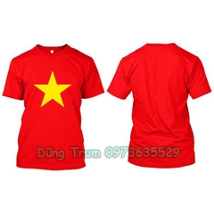 Áo cờ đỏ sao vàng đồng phục cổ vũ sự kiện