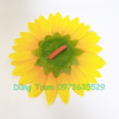 Hoa hướng dương múa đường kính 22cm cho các bé mầm non tiểu học (1 bông)