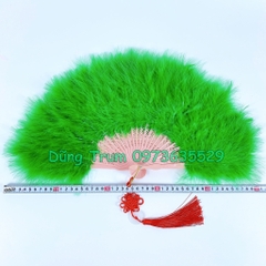 Quạt lông vũ hầu đồng múa văn nghệ chụp ảnh cực đẹp