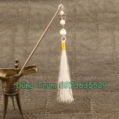 Trâm cài tua rua cổ trang hầu đồng trang trí đủ màu