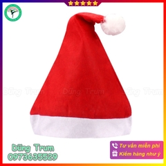 Mũ Noel Vải Nỉ Mỏng