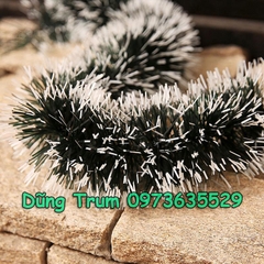 Dây Chồn Xanh Tuyết Dài 2m Rộng 7cm Trang Trí Noel Sự Kiện Tết