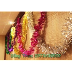 Dây Kim Tuyến Dài 2m Rộng 9cm Trang Trí Noel Sự Kiện Siêu Đẹp