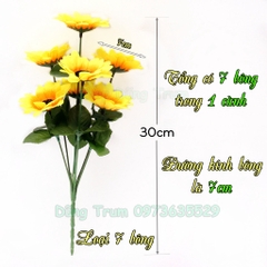 Chùm Hoa Hướng Dương 13 Bông cắm trang trí nhà cửa văn phòng sự kiện