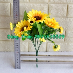 Chùm Hoa Hướng Dương 13 Bông cắm trang trí nhà cửa văn phòng sự kiện