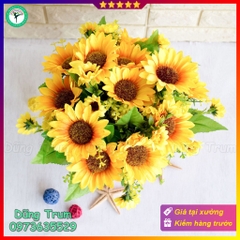 Chùm Hoa Hướng Dương 13 Bông cắm trang trí nhà cửa văn phòng sự kiện