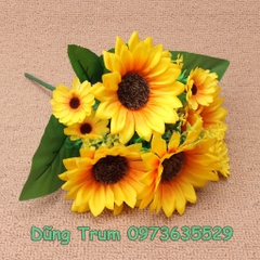 Chùm Hoa Hướng Dương 13 Bông cắm trang trí nhà cửa văn phòng sự kiện