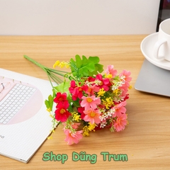 Cành Hoa Lan trang trí 28 bông 7 nhánh nhiều màu sắc Decor văn phòng sự kiện