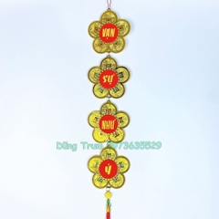 Dây liễng hoa vàng trang trí Tết chữ Chúc Mừng Năm Mới - An Khang Thịnh Vượng - Vạn Sự Như Ý