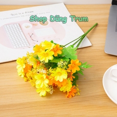 Cành Hoa Lan trang trí 28 bông 7 nhánh nhiều màu sắc Decor văn phòng sự kiện