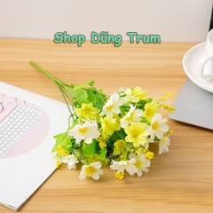 Cành Hoa Lan trang trí 28 bông 7 nhánh nhiều màu sắc Decor văn phòng sự kiện