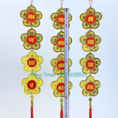 Dây liễng hoa vàng trang trí Tết chữ Chúc Mừng Năm Mới - An Khang Thịnh Vượng - Vạn Sự Như Ý