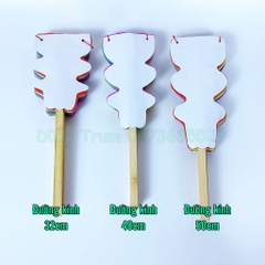 Quạt múa đổi màu gồm 5 màu đầy đủ kích thước biểu diễn sự kiện khai trương đại hội