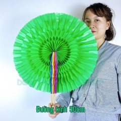 Quạt múa đổi màu gồm 5 màu đầy đủ kích thước biểu diễn sự kiện khai trương đại hội