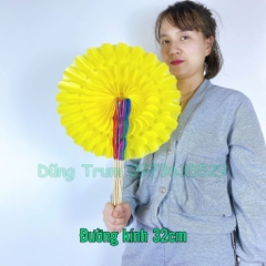 Quạt múa đổi màu gồm 5 màu đầy đủ kích thước biểu diễn sự kiện khai trương đại hội