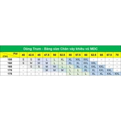 Chân váy khiêu vũ đuôi cá chéo có quần bảo hộ bên trong