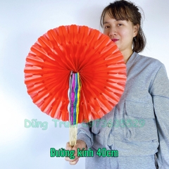 Quạt múa đổi màu gồm 5 màu đầy đủ kích thước biểu diễn sự kiện khai trương đại hội