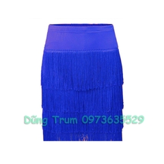 Chân Váy Khiêu Vũ Tua Rua 4 Tầng Bằng Nhảy Latin Siêu Đẹp