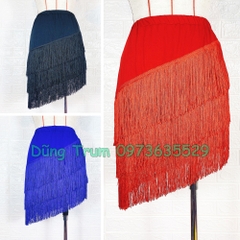 Chân Váy Khiêu Vũ Cao Cấp Tua Rua 3 Tầng Chéo Nhảy Latin Cực Đẹp