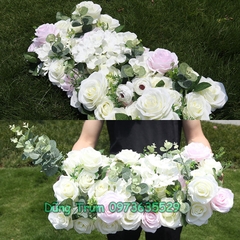 Cành lá đơn trang trí nội thất, lá bạch đàn trang trí văn phòng decor sự kiện