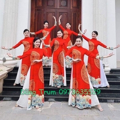 Áo dài cách tân Combo 10 bộ biểu diễn cho đoàn nhóm