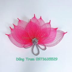 Cài đầu sen biểu diễn, hoa cài đầu hình sen siêu đẹp
