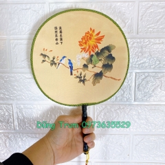 Quạt cổ trang tròn phong cách cổ điển cực đẹp