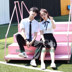 Cà Vạt Nam Nữ Bản Nhỏ 5cm - Cà Vạt Kỷ Yếu Học Sinh Sinh Viên Phong Cách Hàn Quốc