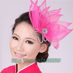 Cài đầu sen biểu diễn, hoa cài đầu hình sen siêu đẹp