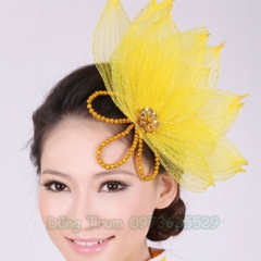 Cài đầu sen biểu diễn, hoa cài đầu hình sen siêu đẹp