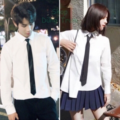 Cà Vạt Nam Nữ Bản Nhỏ 5cm - Cà Vạt Kỷ Yếu Học Sinh Sinh Viên Phong Cách Hàn Quốc